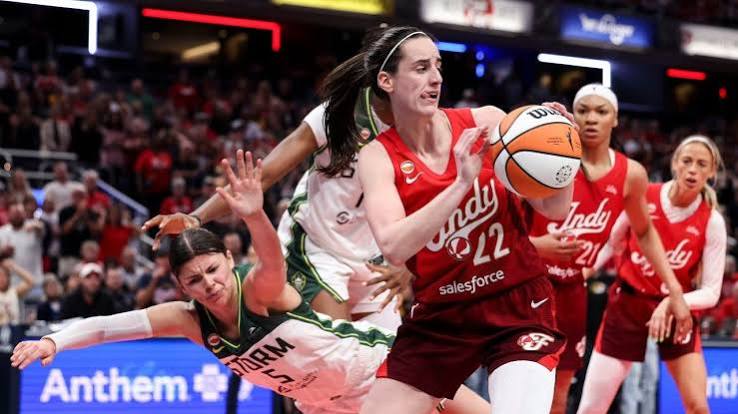 Caitlin Clark makes WNBA history with record-breaking game after weeks of  controversy