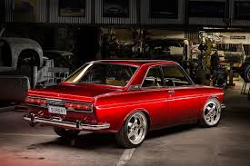 Image result for Maroon 1959 Datsun