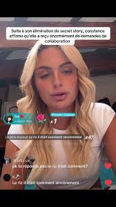 Compte TikTok Constance Secret