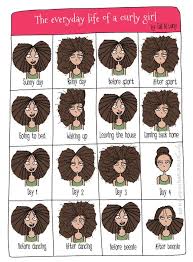 Straight Hair Routine Vs Curly Hair Routine Tall N Curly Comics Natural Hair Styles Hair Humor Curly Hair Styles