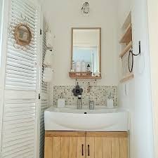 バス トイレ ナチュラル かめらまーく wf 星 100均 などのインテリア実例 2016 11 20 10 15 37 roomclip ルームクリップ インテリア インテリア 実例 洗面所 収納