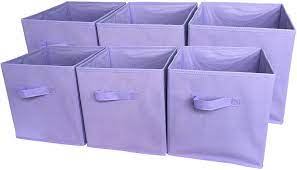 Wayfair.com has been visited by 1m+ users in the past month Amazon Com Sodynee Foldable Cloth Storage Cube Basket Bins Organizer Containers Drawers 6 Pack Light Purple