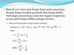 Matematika ekonomi tentang fungsi non linear. Contoh Soal Fungsi Non Linier Parabola Berbagi Contoh Soal
