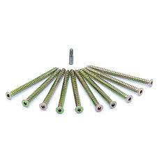 Choose from a wide array of lengths from 12 inches all the way up to 6 feet! Pack 25 7 5 X 80 Free Bit Concrete Framing Screws Flat Countersunk Yellow Hex Bolts Hardware Blutailfinancial Com