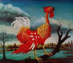 Rooster Of Podravina Ivan Generalic Google Arts Culture Animal Paintings Culture Art Artwork Painting