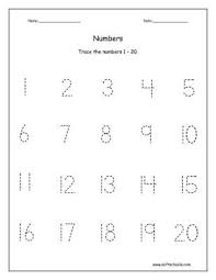 Printables Traceable Numbers Worksheets 1 20 Trace The Numbers 1 20 Worksheet Download Numbers Number Tracing Preschool Number Tracing Tracing Worksheets