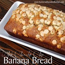 Banana Bread Butter With A Side Of Bread Will Make Mine With Apple Sauce And Chocolate Chip Banana Bread White Chocolate Banana Bread Chocolate Banana Bread