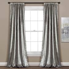 Find the perfect home furnishings at hayneedle, where you can buy online while you explore our room designs and curated looks for tips, ideas & inspiration to help you along the way. Prima Velvet Solid Room Darkening Window Curtain Panel Set Lush Decor Www Lushdecor Com Lushdecor