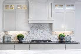 White kitchen cabinets with glaze. Cabinet Refinishing Service Five Star Cabinet Painting