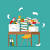 Old Cluttered Desk