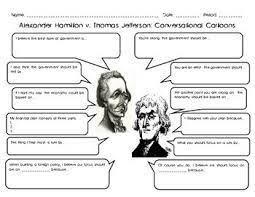 Hamilton Vs Jefferson Graphic Organizer Google Search Teaching History History Classroom Social Studies Worksheets