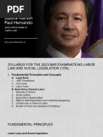 Labor Law I: Intro to Labor Standards