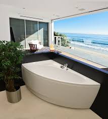 So, let's see jacuzzi bathtubs' descriptions, photos, design ideas that can inspire your fantasy for the bold decision of renovation of the bathroom. Corner Tub Smart Way To Save Space In Your Bathroom