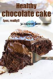 Serve it for dessert at the holidays. 30 Minute Healthy Chocolate Cake Scrummy Lane