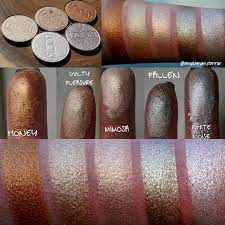 Looxi Beauty Spring 2017 Highlighters Swatches Highlighter Swatches Spring Beauty Makeup