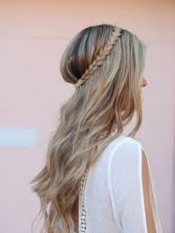 When the braid reaches the crown, continue braiding your hair like a regular braid. Easy Braided Headband Tutorial Using A Synthetic Hair Headband