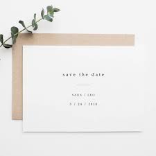 Minimal Save The Date Simple Save The Date Etsy In 2020 Save The Date Cards Modern Save The Dates Wedding Save The Dates
