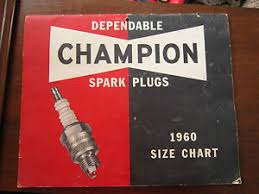 Details About Champion Spark Plugs Application Book Manual 1960 Size Chart Original