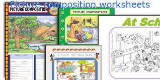 Exercises picture dictionaries picture stories preparing for lessons pronunciation exercises (phonics) reading comprehension exercises role plays, drama and improvisation activities sentence powerpoint presentation contains a simple exercise to make kids acquainted with the verb 'can'. Picture Composition Worksheets