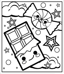 Desenhos De Doces Para Colorir Pintar E Imprimir Colorironline Com