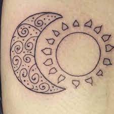 Tribal suns, sun and moon tattoos, godsmack sun tattoo 125 Sun And Moon Tattoo Designs For Men Women Wild Tattoo Art
