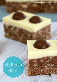 Malteser Slice 10 Minute No Bake Recipe Recipe Tray Bakes Baking Slices Recipes