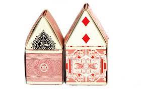 Think about how you can summarize who your company is and what you do within just six words or less. Paper Craft Folded Decorative Playing Card Houses Full Instructions