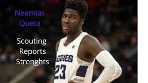 Queta played three seasons at utah state and entered the draft after his best campaign. Neemias Queta Strengths Scouting Reports Youtube