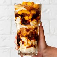 Creamy Mango Graham Taho Recipe Mango Graham Indian Dessert Recipes Filipino Food Dessert