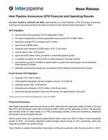 News, information and stories for inter pipeline ltd. Inter Pipeline Announces 2019 Financial And Operating Results Oil Gas 360