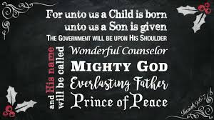 And the government shall be upon his shoulder: Isaiah 9 6 7 For Unto Us A Child Isd Born Youtube