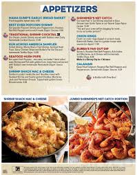 Shrimp shack mac & cheese. Bubba Gump Shrimp Co Menu In Laughlin Nevada Usa