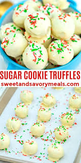 Sugar Cookie Truffles Recipe Video Sweet And Savory Meals Recipe Truffle Cookie Recipe Christmas Cookies Easy Truffle Recipe