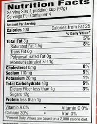 60 kcal · total carbs. Snack Pack Pudding Vanilla 4 X 3 25 Oz