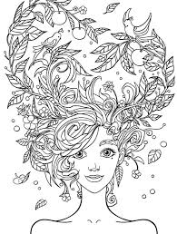 Do you know what message your hair color is sending? 10 Crazy Hair Adult Coloring Pages Page 5 Of 12 Nerdy Mamma