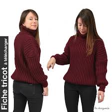 Jeme demandais comment faire des diminutions en cotes anglaises tout en conservant le motif. Fiche Du Pull Loose Bois De Vincennes Patron Tricot A Telecharger La Droguerie