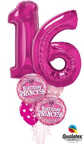 Delivered as a single or in a bunch of 3,4,5 or 6 balloons. 16 Birthday Balloons Novocom Top