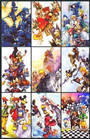 A Little Preview Of The Different Cover Art For The Different Kh Games Kingdom Hearts Art Kingdom Hearts Fanart Disney Kingdom Hearts