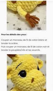 Crochet Peluche Laine Chenille