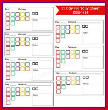 21 Day Fix Portion Control Chart 1200 To 1499 Calories