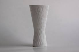 Xxl 55 Cm Rare German Porcelain Op Art Floor Vase Michaela Frey 1970s For Kaiser