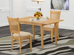 If you're looking for something to put in a breakfast nook, a round dining table set is ideal. East West Furniture Nova3 Oak C 3 Piece Dining Room Set 2 Dining Chairs And Kitchen Table Rectangular Table Top Slatted Back And Linen Fabric Chair Seat Oak Finish Buy Online In