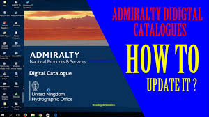 adc 3 how to update admiralty digital catalogues