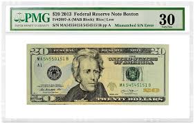 Check spelling or type a new query. Pmg Grades Mismatched Serial Number Error On Us 20 Bill