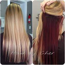 If you've never made such a drastic change on your own, consider visiting a rights reserved. Blonde And Red Hair Blonde Highlights And Red Hidden Underneath Hair Color Underneath Red Hair With Blonde Highlights Red Blonde Hair
