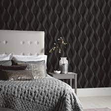Saw something that caught your attention? Arthouse Luxe Ribbon Black Silver Glitter Metallic Wallpaper 295500
