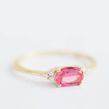 Mahenge Spinel Ring Pink Gemstone Ring Pink Gem Ring Spinel Etsy Pink Gemstones Ring Pink Gemstones Pink Gem Ring
