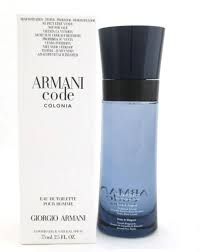 The perfume, which has been the signature of charismatic men since 2004, is a the design, which is the choice of urban men of the modern age, portrays passion with its midnight blue bottle. Armani Code Colonia For Men By Giorgio Armani Edt Spray 2 5 Oz Tester Only 49 95 New In Tester Box With Cap Armani Code Colonia Armani Code Giorgio Armani