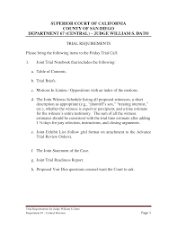 Download free clinical trial templates for your clinical research, available in sharepoint, word, excel, and microsoft project formats. Http Www Sdcourt Ca Gov Pls Portal Docs Page Sdcourt Generalinformation Localrulesofcourt Rocdepartmentrules Department67 C67 Civil Trial Requirements Pdf