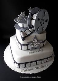 The Bridal Shower Film Reel Cake Movie Cakes Movie Theme Cake Theatre Cake
